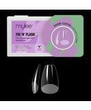 Mylee Fix N Flash Soft Gel Tips - Short Coffin - 552 PCS | Full Cover Nail Extensions | Flexible & Resistant | 12 Sizes | Nail Art Gel - Buy Online on GoSupps.com