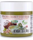Buy SICANIA Pistachio & Coconut Vegan Sweet Cream | 100% Italian Dairy-Free Gluten-Free Non-GMO - Perfect for Desserts Pastries & More - 200g Shipping Worldwide - Buy Online on GoSupps.com