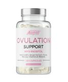 Ovulation Support Supplement: Myo-Inositol, CoQ10, Folic Acid, Vitamins & Minerals - Women's Fertility, Hormone Balance, Ovarian Support - PCOS Capsules - 120 Capsules UK Made - Buy Online on GoSupps.com