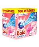 Dealz 24/7 - Bold Platinum Laundry Detergent Pods/Capsules 100 Washes - Cherry Blossom & Rose Water - Extra Stain Removal Even In a Cold Wash - Buy Online on GoSupps.com