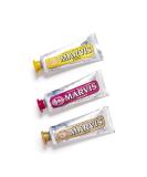 Marvis Toothpaste Wonders of the World - Set of 3 x 25 ml | Premium Italian Dental Care - International Shipping Available - Buy Online on GoSupps.com