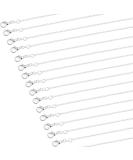 36 Pack Silver Plated Necklace Chains for Jewelry Making - 1.2mm, 20 Inches - Buy Online on GoSupps.com