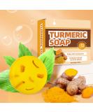 Natural Turmeric Soap Bar for Face & Body | Radiant Skin & Acne Relief - Handmade Moisturizing All Skin Types - Buy Online on GoSupps.com