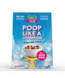 Poop Like a Champion Healthy Choice Ultra High Fiber Cereal - A Low Carb Food, Keto Friendly Food & Fiber Supplement | Breakfast Essentials with Soluble Fiber, Insoluble Fiber & Psyllium Husk Powder 9 Ounce (Pack of 1) - Buy Online on GoSupps.com