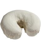 Body Linen Comfort Flannel Face Rest Covers for Massage Tables 10 Pack - Natural Cotton Face Cradle Covers for Professional Use - Buy Online on GoSupps.com