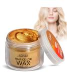Golden Magic Temporary Hair Color Wax 3.4 Fl Oz for Kids, Women, Men - Washable Hair Dye for Dark Hair - Perfect for Party, Cosplay, Festival, Halloween - Buy Online on GoSupps.com