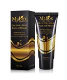 24K Gold Facial Mask - Anti-Aging Collagen Peel-Off Mask for Brightening & Firming Skin | Removes Blackheads & Discoloration - Buy Online on GoSupps.com