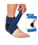 Adjustable Ankle Brace with Compression Strap | Support for Sprained Ankles & Chronic Pain | L/XL - Buy Online on GoSupps.com