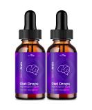 Skinny Brain Drops - All Natural Liquid Keto Support | Maximum Strength Wellness Formula (2 Pack) | Best Health & Fitness Vitamin Reviews - Buy Online on GoSupps.com