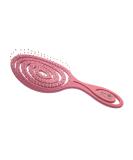 Head Jog 08 Paddle Brush Flexible Soft Pin Bristles Detangling Wet Or Dry Hair. Gentle Brushing Hairbrush. Detangle Brushes For Straight Curly & Wavy Hair Types. (Rose) - Buy Online on GoSupps.com