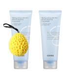 Hydrium Triple Hyaluronic Cleanser 5.07 Fl.Oz | Deep Hydration & Vitamin B5 | Gentle Daily Facial Cleanser for Women | Korean Skincare Bundle with Bath Sponge | Cruelty-Free (Pack of 2 - Buy Online on GoSupps.com