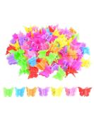 100 Packs Assorted Color Butterfly Hair Clips - Mini Hair Accessories for Girls & Women - Buy Online on GoSupps.com