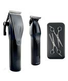Multi-Speed Clipper Set | 20-Piece Men's Grooming Kit | T-Blade King Clipper & Rechargeable Hair Trimmers | Metal Grip & Carbon Steel Blades - Buy Online on GoSupps.com