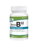 Quality Choice Vitamin B12 500 MCG Supplement for Energy & Nervous System Support - 100 Tablets - Buy Online on GoSupps.com