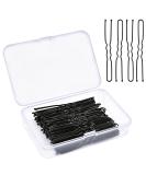 150 Metal Hair Clips Set - U-Shaped Bobby Pins for Kids & Girls | Black Hair Needles for Hairdressing Salon - Buy Online on GoSupps.com