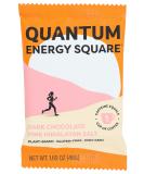 Quantum Energy Squares - Dark Chocolate with Pink Himalayan Salt | Plant-Based Dairy-Free Gluten-Free Non-GMO | Pack of 8 - International Shipping Available - Buy Online on GoSupps.com