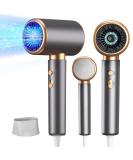 Journeyside 2000W Professional Hair Dryer - Ions 2 Speed 3 Temp Levels Overheating Protection Home Styling Gray-01 - Buy Online on GoSupps.com