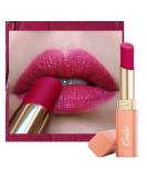 Oulac Magenta Creamy Matte Lipstick | Soft Satin Finish, Moisturizing Formula | Highly Pigmented Enriched with Rose Oil | Vegan & Cruelty-Free - Addicted to Love (Y03) | 3.6g - Buy Online on GoSupps.com