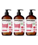 Ruby Grapefruit Hand Soap 12.75 oz (Pack of 3) | Plant-Based Cleanser with Essential Oils - Buy Online on GoSupps.com