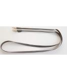 Elropet Rubberized Reins with Rein Hooks - Silver Rubber Reins (Black 2.80m) for VB/WB - Premium Quality International Shipping - Buy Online on GoSupps.com