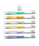 Sofresh Flossing Toothbrush Bundle - 6 Adult Soft Varieties with Xylitol Dental Floss - Buy Online on GoSupps.com
