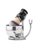 Men's Deluxe 3-in-1 Shaving Kit with Shaving Brush, Bowl, Razor & Holder - Style2 - Buy Online on GoSupps.com