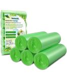 Compostable Garbage Bags 20L | 100 Counts Organic Waste Bags for Food & Garden | Thick Degradable 4-6 Gallon Household & Pet Waste Disposal - Buy Online on GoSupps.com