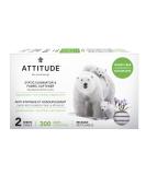 ATTITUDE Hypoallergenic Static Eliminator Cloths & Softeners - Fragrance Free, Reusable for 300 Loads - Buy Online on GoSupps.com