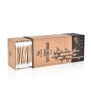 Bamboo Cotton Swabs - 500 Count - Vegan Cotton Swabs, Eco Friendly Double Tips, Plastic Free Ear Sticks, All Natural 100% Biodegradable Organic Cotton buds by Isshah - Buy Online on GoSupps.com