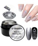 Buy 8ml Metallic Gel Nail Polish - Silver 3D Mirror Effect | Glossy Soak Off UV/LED for Stunning DIY Nail Art - Buy Online on GoSupps.com