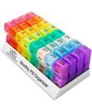 Monthly Pill Organizer - 31 Day Am/Pm Dispenser with 32 Cases, Box for Vitamins & Medication - Buy Online on GoSupps.com