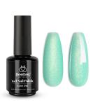 Beetles Mint Green Gel Polish - 15ml Glitter UV Soak Off Nail Polish for DIY Art - Mermaid Turquoise Shimmer - Summer Nail Design - Buy Online on GoSupps.com