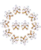 PAGOW 12PCS Mini Pearl Claw Clips with Daisy Flower - Retro Hair Accessories for Women and Girls - Buy Online on GoSupps.com