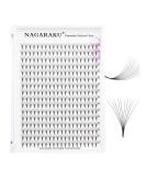 Nagaraku 10D Eyelash Extensions - 320PCS Premade Fans D Curl 0.07mm Thickness 10mm Length - Light & Dense Artificial Eyelashes - Buy Online on GoSupps.com