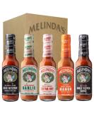 Melindas Habanero Hot Sauce Variety Pack - Extra Spicy Gourmet Hot Sauce Gift Set with Variety of Heat Levels - Includes XXXXtra Reserve, Garlic Habanero, Extra Hot, Mango, Ghost Pepper- 5 oz, 5 Pack Habanero Variety 5 Pack - Buy Online on GoSupps.com