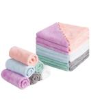HOMEXCEL Premium Makeup Remover Cloth 24 Pack, Reusable Super Soft 7x7 Inch Facial Cleansing Cloths with Just Water, Highly Absorbent Microfiber Coral Velvet Face Towels Washcloths - Buy Online on GoSupps.com