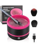 DaizySight Electric Makeup Brush Cleaner - Fast Spin & Clean in Seconds - Black & Pink - Buy Online on GoSupps.com