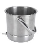 1.6L Stainless Steel Enema Bucket Kit - Rust Resistant Easy Installation Ideal for Colon Cleansing & Multiple Enema Types - Buy Internationally - Buy Online on GoSupps.com