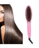 Buy Negative Ion Hair Straightener Brush - Dual Purpose Wet & Dry Styling Tool for Smooth Static-Free Hair | Salon Quality - Buy Online on GoSupps.com