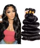18 18 18 Inch Brazilian Body Wave Human Hair Bundles - 100% Unprocessed 9A Weave Extensions for Black Women - Natural Color - 3 Bundle Pack - Buy Online on GoSupps.com
