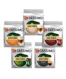 Tassimo Capsules Sample Box - 5 Varieties for 64 Drinks | 5-Pack Variety Pack - Shop Now! - Buy Online on GoSupps.com