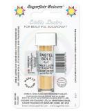 Sugarflair Pastel Gold Edible Lustre Dust - Create Lustrous Shine on Cakes | E171 Free, 2g - Buy Online on GoSupps.com