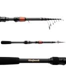 KINGSWELL Telescopic Fishing Rod 6.8ft - Premium Graphite Carbon Collapsible Pole with Spinning Reel - Portable Travel Kit for Adults and Kids - Buy Online on GoSupps.com