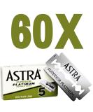 The Shave Factory Ultimate Shaving Kit - 60 Astra Superior Platinum Razor Blades + Free 20 Styptic Matches for Smooth Shaves and Quick Relief - Buy Online on GoSupps.com