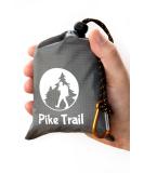 Pike Trail Pocket Beach Blanket - 60x56 Lightweight Sand Proof Picnic Blanket - Waterproof Compact Outdoor Blanket for Camping, Hiking, Picnics, and Beach Trips - Grey/Orange - Buy Online on GoSupps.com