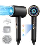 Ionic Hair Dryer - 1875W Ultra-Quiet Blow Dryer with Diffuser & Concentrator | 2 Heat & 3 Speed Settings | Quick Heat-Up | Ideal for All Hair Types - International Shipping Available - Buy Online on GoSupps.com