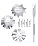 French Nail Trimmer Set - Stainless Steel Cutter with Handles and Spare Blades - Buy Online on GoSupps.com