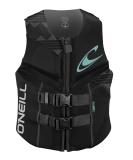 O'Neill Women's Reactor USCG Life Vest 8 Black/Black/Black - Buy Online on GoSupps.com