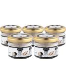Black truffle salt Sea salt with truffles Truffle Flavoured Gourmet salt Black truffle condiment seasoning with truffle Sale con Tartufo 5 x 60g glass jars - Buy Online on GoSupps.com