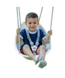 Swurfer Coconut - Your Child's First Swing with Blister Free Rope and 3-Point Safety Harness, Ages 9 Months and Up White - Buy Online on GoSupps.com
